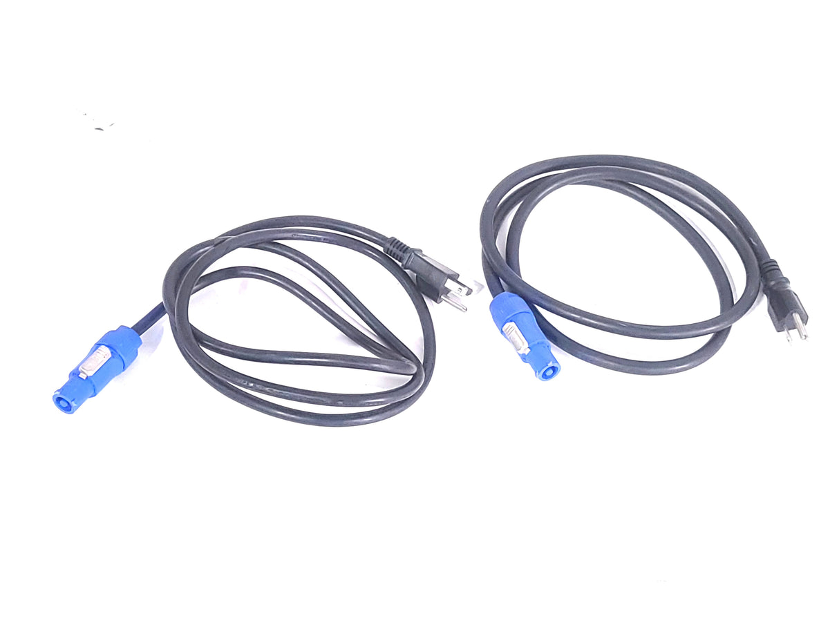 (2) High End Systems Solawash 19 LED Moving Head Light w/ (4) Mounting Brackets, (2) PSU Cables & (2) Safety Cables in Wheeled Hard Case