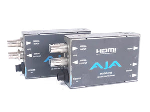 (2) AJA HI5 HD-SDI/SDI to HDMI Converter