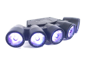 (3) Ayrton Versapix RS LED Lights w/ (3) PSU Cables, (3) Mounting Brackets & (3) Safety Cables in Wheeled Road Case