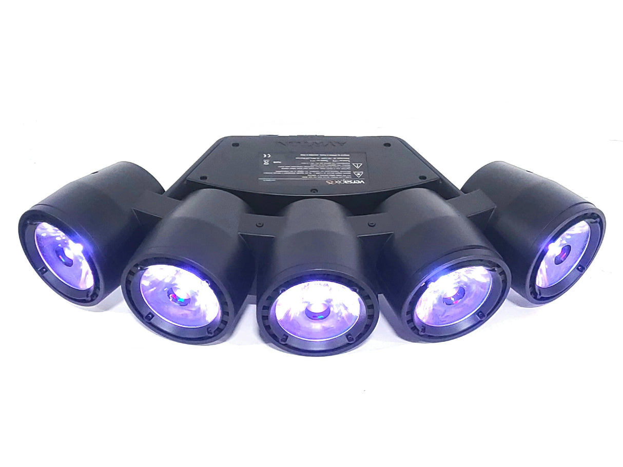 (3) Ayrton Versapix RS LED Lights w/ (3) PSU Cables, (3) Mounting Brackets & (3) Safety Cables in Wheeled Road Case