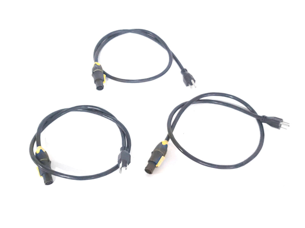 (2) Ayrton Versapix RS LED Lights w/ (2) PSU Cables, (2) Mounting Brackets & (2) Safety Cables in Wheeled Road Case