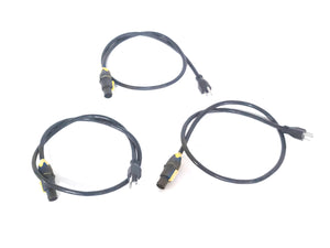 (2) Ayrton Versapix RS LED Lights w/ (2) PSU Cables, (2) Mounting Brackets & (2) Safety Cables in Wheeled Road Case