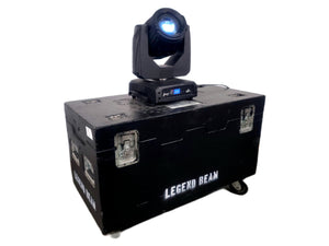 Chauvet Legend 230SR Beam Moving Head Light (1146 Hours) w/ (2) Mounting Brackets, Safety Cable, in Wheeled Road Case