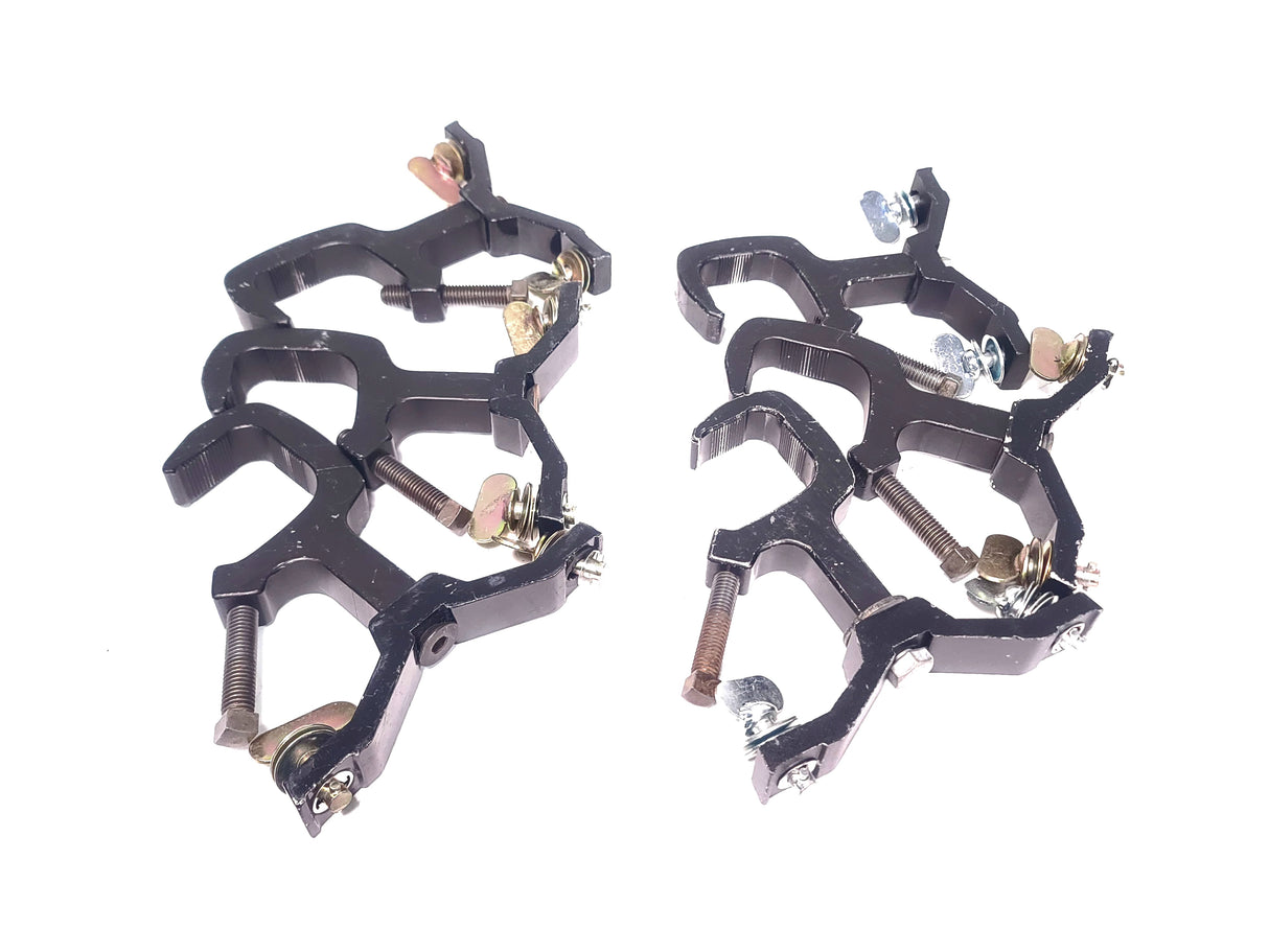 (3) Chauvet Legend P230SR Beam Moving Head Lights (1100,1159 ,1030 Hours)  w/ (6) Mounting Brackets, (3) Safety Cable, in Wheeled Road Case