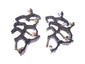 (3) Chauvet Legend P230SR Beam Moving Head Lights (1100,1159 ,1030 Hours)  w/ (6) Mounting Brackets, (3) Safety Cable, in Wheeled Road Case