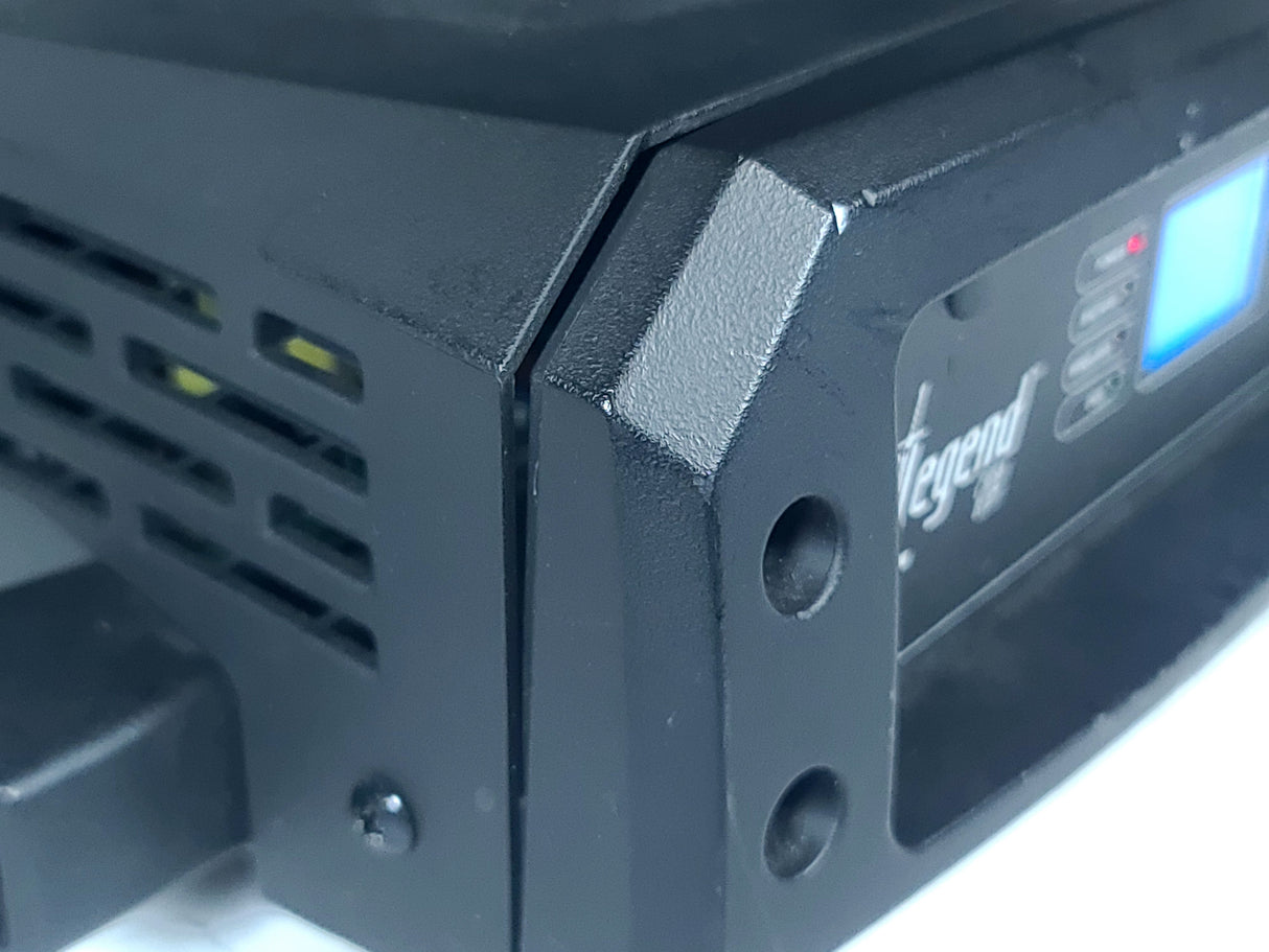 (3) Chauvet Legend P230SR Beam Moving Head Lights (1100,1159 ,1030 Hours)  w/ (6) Mounting Brackets, (3) Safety Cable, in Wheeled Road Case