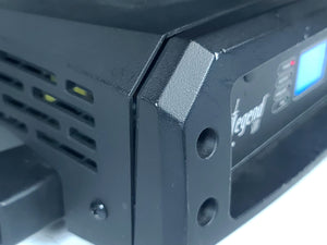 (3) Chauvet Legend P230SR Beam Moving Head Lights (1100,1159 ,1030 Hours)  w/ (6) Mounting Brackets, (3) Safety Cable, in Wheeled Road Case