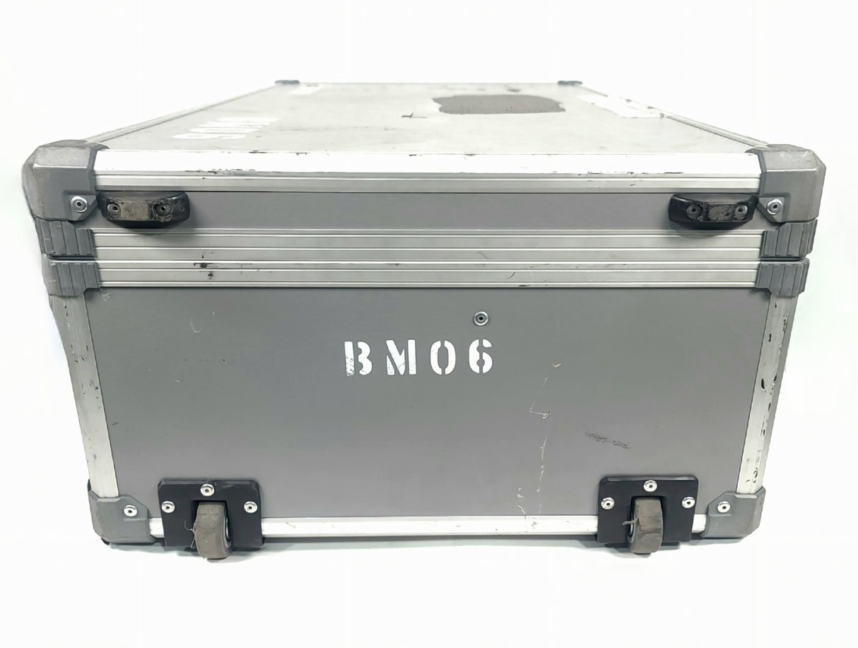 (10) Bosch DCN-WD-D Wireless Discussion Unit + (2) DCNM‑WCH05 Charger w/ 10 Battery Packs in Wheeled Hard Case