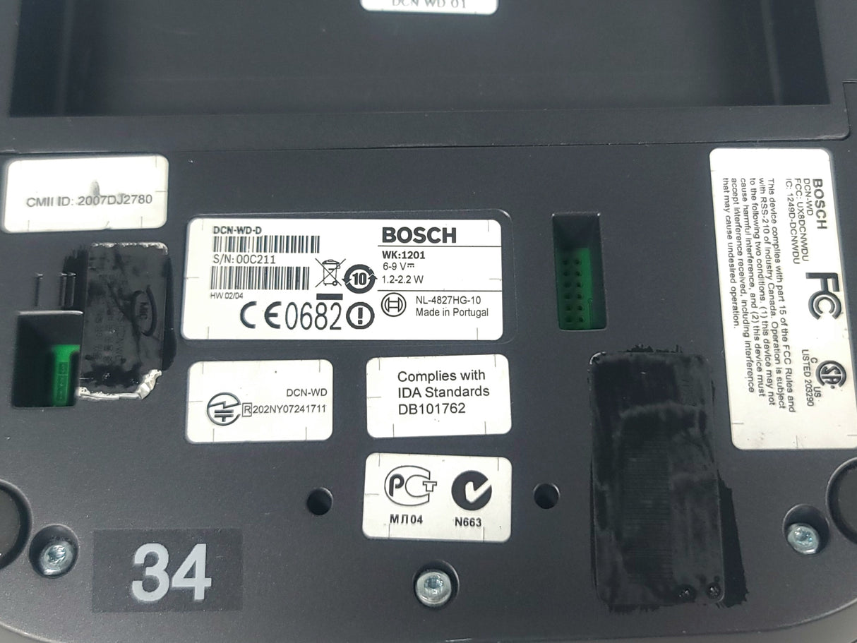 (2) Bosch DCN-WD-D Wireless Discussion Units + (2) DCNM‑WCH05 Chargers in Wheeled Hard Case
