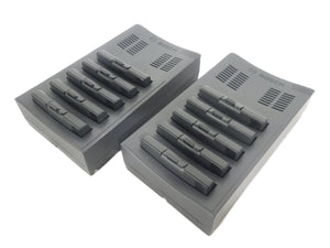(10) Bosch DCN-WD-D Wireless Discussion Unit + (2) DCNM‑WCH05 Charger w/ 10 Battery Packs in Wheeled Hard Case