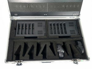 (2) Bosch DCN-WD-D Wireless Discussion Units + (2) DCNM‑WCH05 Chargers in Wheeled Hard Case