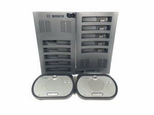 (2) Bosch DCN-WD-D Wireless Discussion Units + (2) DCNM‑WCH05 Chargers in Wheeled Hard Case