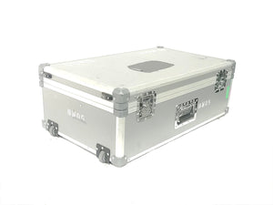 (10) Bosch DCN-WD-D Wireless Discussion Unit + (2) DCNM‑WCH05 Charger w/ 10 Battery Packs in Wheeled Hard Case