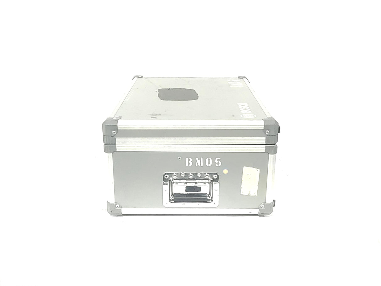 (10) Bosch DCN-WD-D Wireless Discussion Unit + (2) DCNM‑WCH05 Charger w/ 10 Battery Packs in Wheeled Hard Case