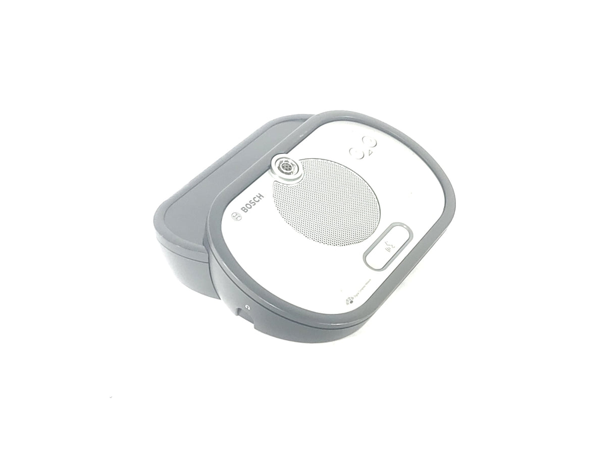 (10) Bosch DCN-WD-D Wireless Discussion Unit + (2) DCNM‑WCH05 Charger w/ 10 Battery Packs in Wheeled Hard Case