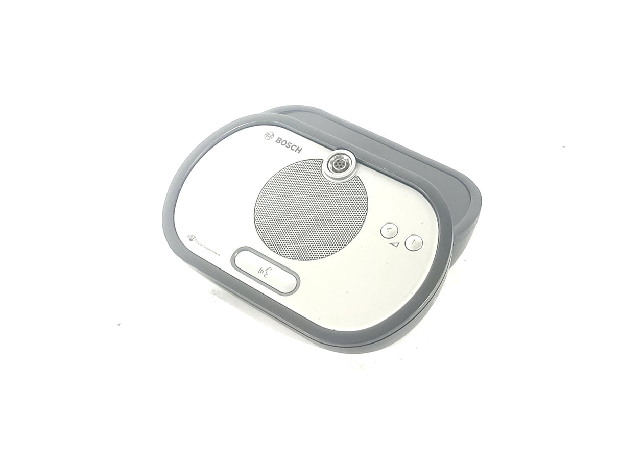 (10) Bosch DCN-WD-D Wireless Discussion Unit + (2) DCNM‑WCH05 Charger w/ 10 Battery Packs in Wheeled Hard Case