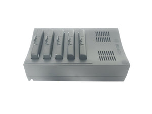 (10) Bosch DCN-WD-D Wireless Discussion Unit + (2) DCNM‑WCH05 Charger w/ 10 Battery Packs in Wheeled Hard Case