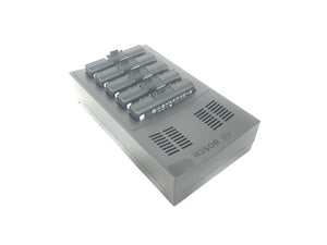 (10) Bosch DCN-WD-D Wireless Discussion Unit + (2) DCNM‑WCH05 Charger w/ 10 Battery Packs in Wheeled Hard Case