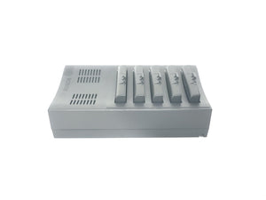 (10) Bosch DCN-WD-D Wireless Discussion Unit + (2) DCNM‑WCH05 Charger w/ 10 Battery Packs in Wheeled Hard Case