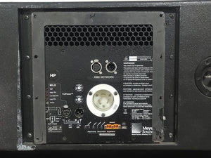 (4) Meyer Sound MILO Line Array Speakers (NEED REPAIRS) w/ Dolly and Soft Cover