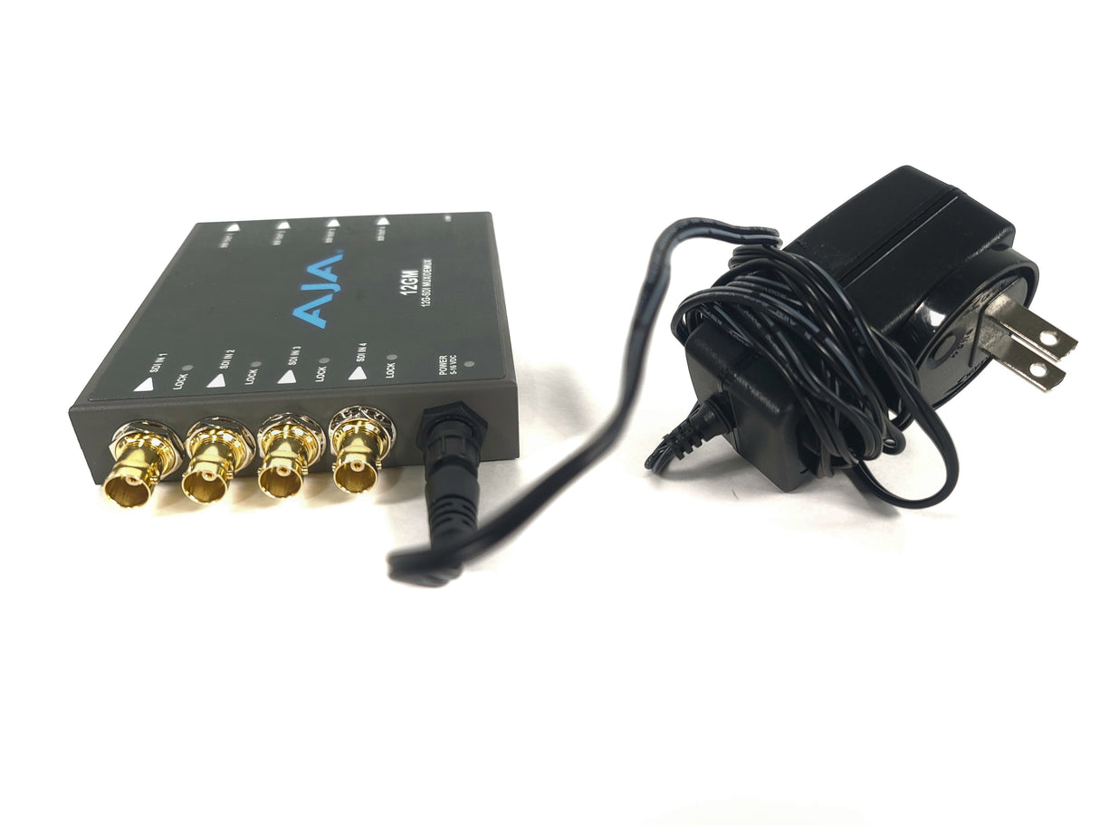 AJA 12GM 12G-SDI Mux/Demux w/ PSU