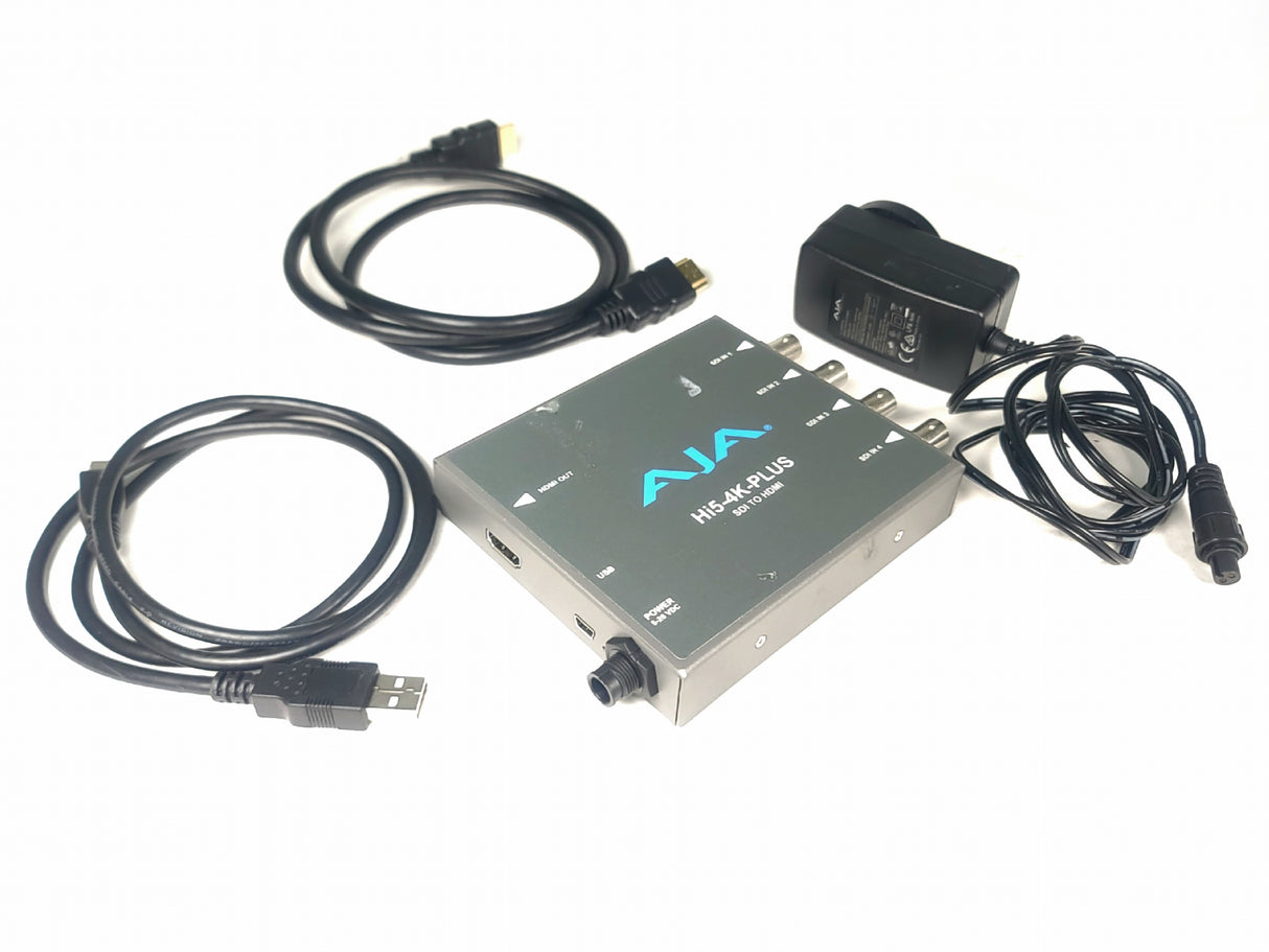 AJA Hi5-4K-Plus SDI to HDMI w/ PSU