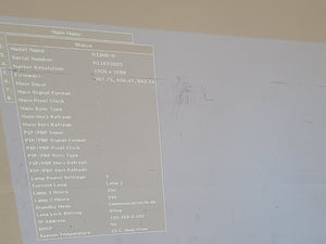 Christie D12HD-H (Lamp 1 396, Lamp 2 296 Hours) 10,000 Lumens HD 0.95" DLP x 1 1080P Large Venue Projector (NO LENS) In Wheeled Road Case