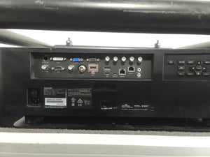 Christie D12HD-H (Lamp 1 729, Lamp 2 815 Hours) 10,000 Lumens HD 0.95" DLP x 1 1080P Large Venue Projector (NO LENS) In Wheeled Road Case