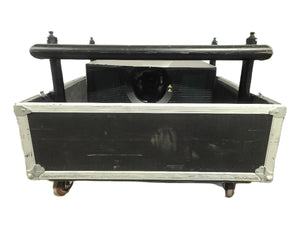 Christie D12HD-H ( [2] 1243 Lamp Hours) 10,000 Lumens HD 0.95" DLP x 1 1080P Large Venue Projector (NO LENS) In Wheeled Road Case