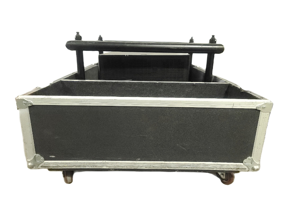 Christie D12HD-H ( [2] 1243 Lamp Hours) 10,000 Lumens HD 0.95" DLP x 1 1080P Large Venue Projector (NO LENS) In Wheeled Road Case