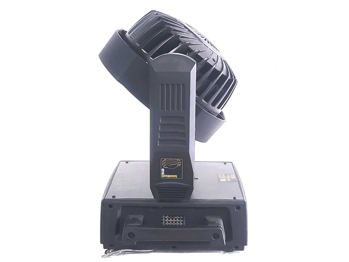 High End Systems Solawash 19 LED Moving Head Light w/ (2) Mounting Brackets, PSU Cables & Safety Cables in Wheeled Hard Case