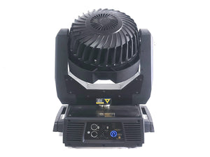 High End Systems Solawash 19 LED Moving Head Light w/ (2) Mounting Brackets, PSU Cables & Safety Cables in Wheeled Hard Case