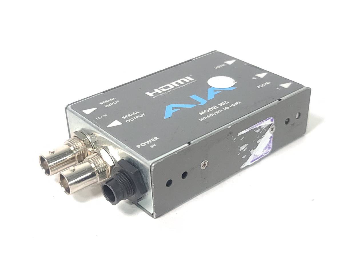 AJA Hi5 HD-SDI/SDI to HDMI Video and Audio Converter