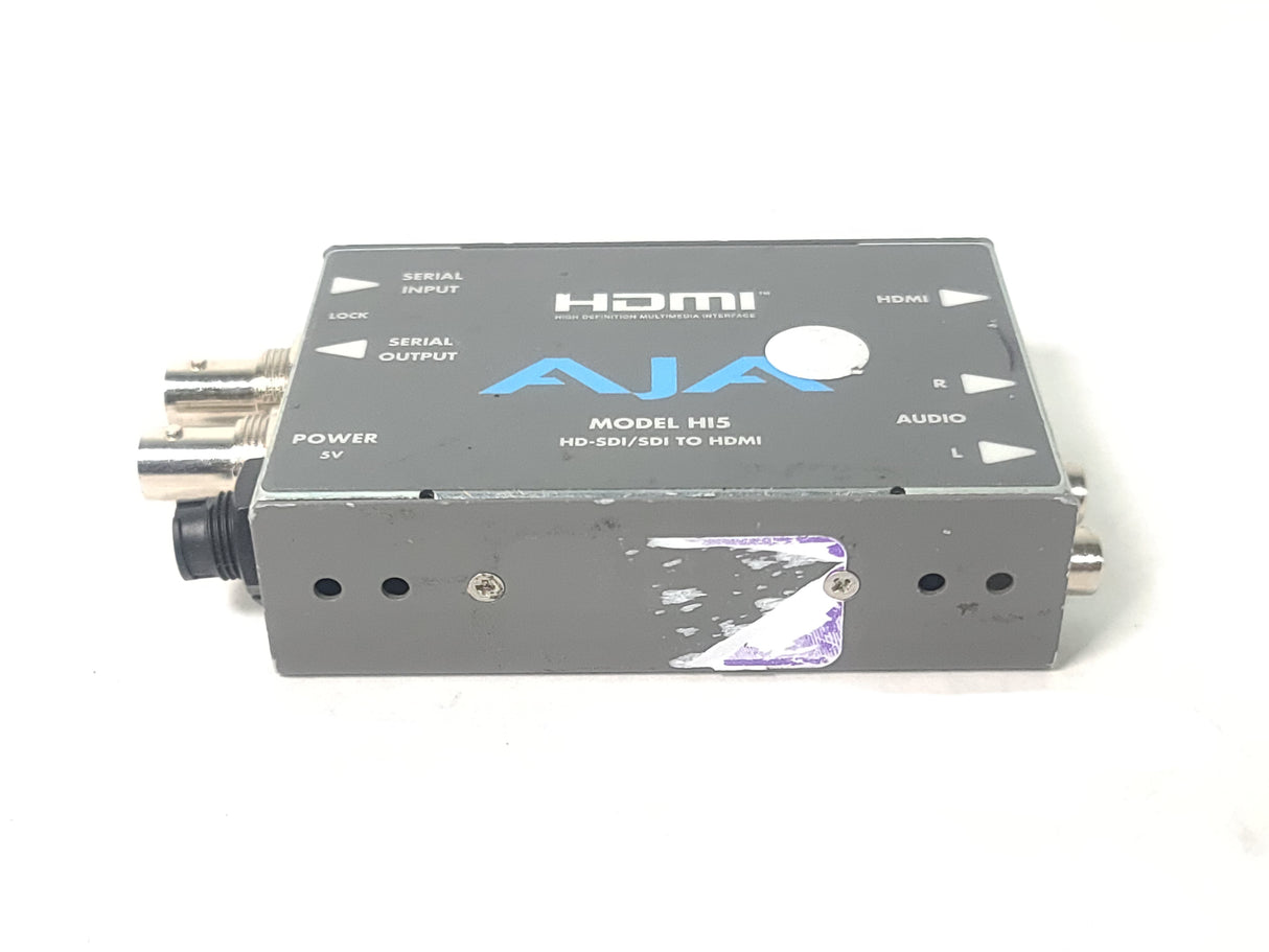 AJA Hi5 HD-SDI/SDI to HDMI Video and Audio Converter