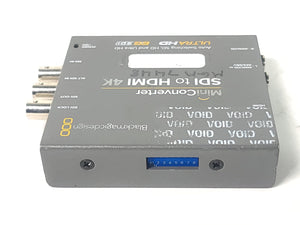 Blackmagic Design CONVMBSH4K SDI to HDMI 4K Auto-Switching SD/HD/UltraHD Mini Converter