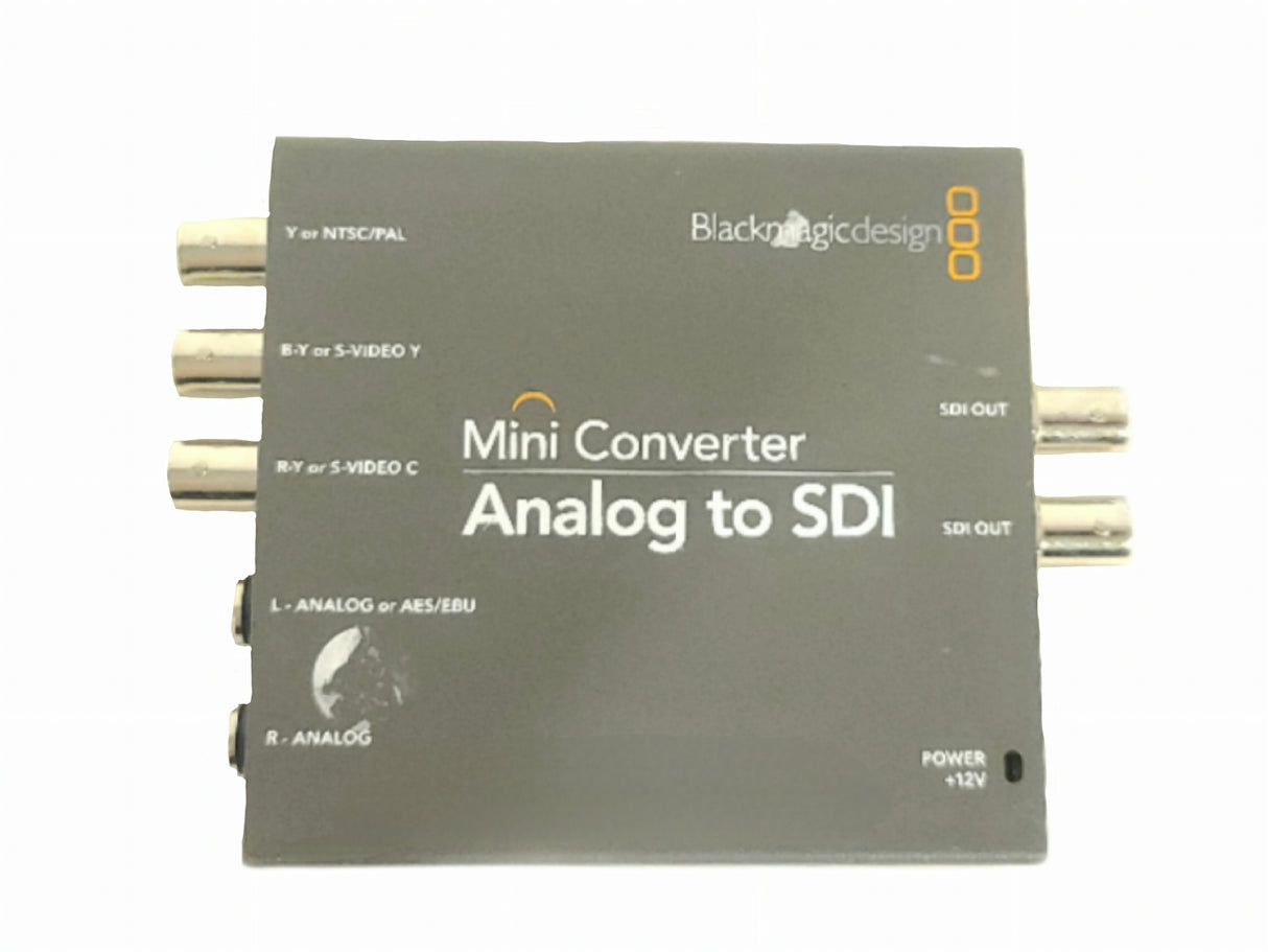 Blackmagic Design CONVMAAS2 Mini Converter Analog to SDI – Analog Video to SDI Converter with Audio Embed