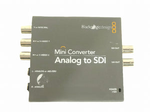 Blackmagic Design CONVMAAS2 Mini Converter Analog to SDI – Analog Video to SDI Converter with Audio Embed