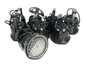 (8) Coemar ParLite LED Lights (Black)