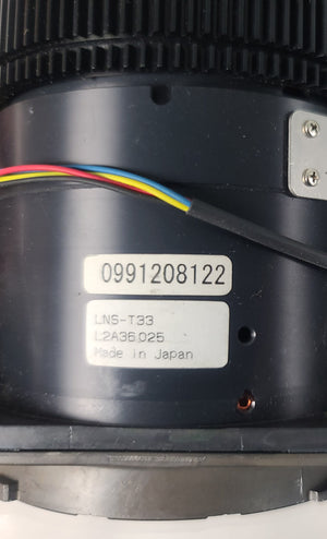 Sanyo LNS-T33 Ultra Long Zoom Lens F2.2-2.7 f=148-234mm in Pelican 1550 Case