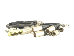 AJA FS2 Dual Channel Frame Synchronizer and Converter w/ 25 Pin To 8-Channel Female XLR-Input Breakout Cable, 25 Pin To 8-Channel Male XLR-Output Breakout Cable