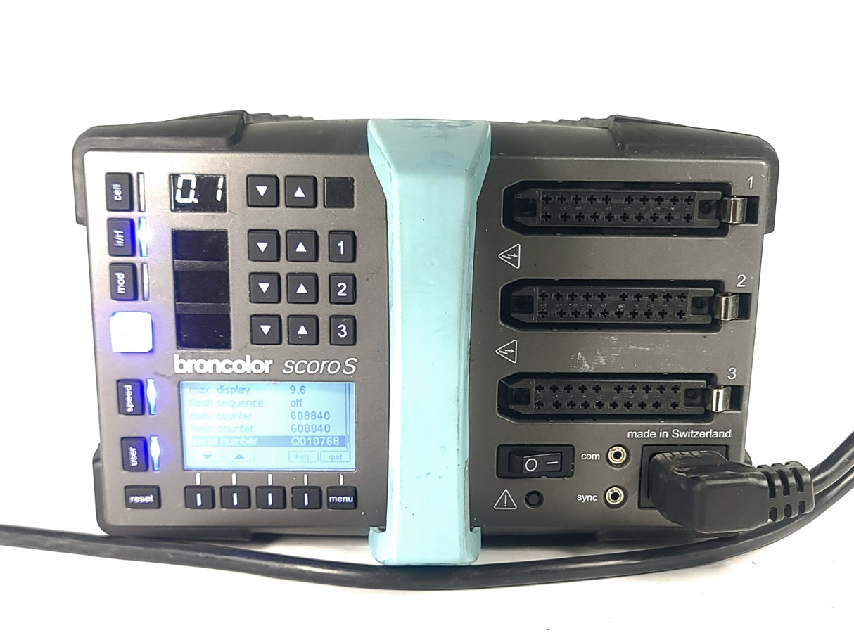 Broncolor Scoro 3200 S RFS Power Pack (Flash Counter 608840) w/ PSU Cable
