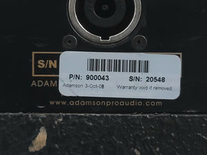Adamson SpekTrix Dual 18" Compact Passive Sub-Bass