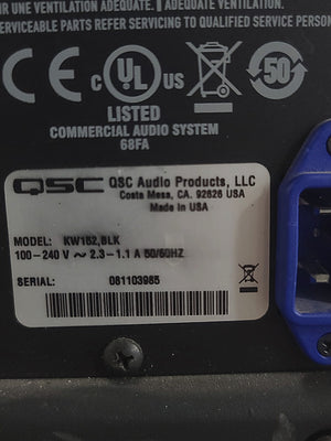 QSC KW152 15" Powered Speaker