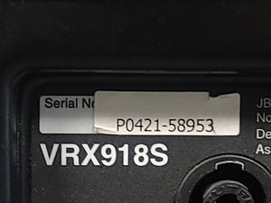 JBL VRX918S 18" Passive Subwoofer