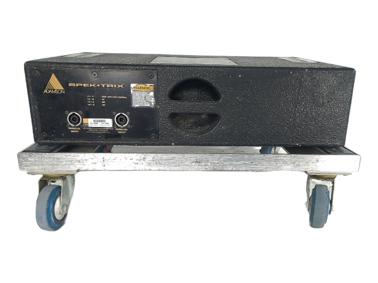 Adamson SpekTrix 3-way Passive Loudspeaker w/ Dolly & Cover