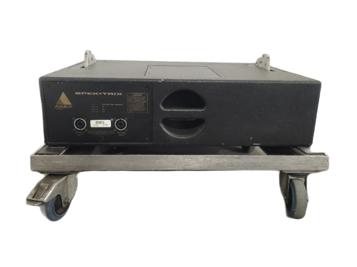 Adamson SpekTrix 3-way Passive Loudspeaker w/ Dolly & Cover