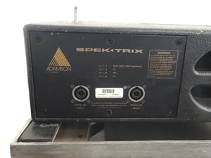 Adamson SpekTrix 3-way Passive Loudspeaker w/ Dolly & Cover