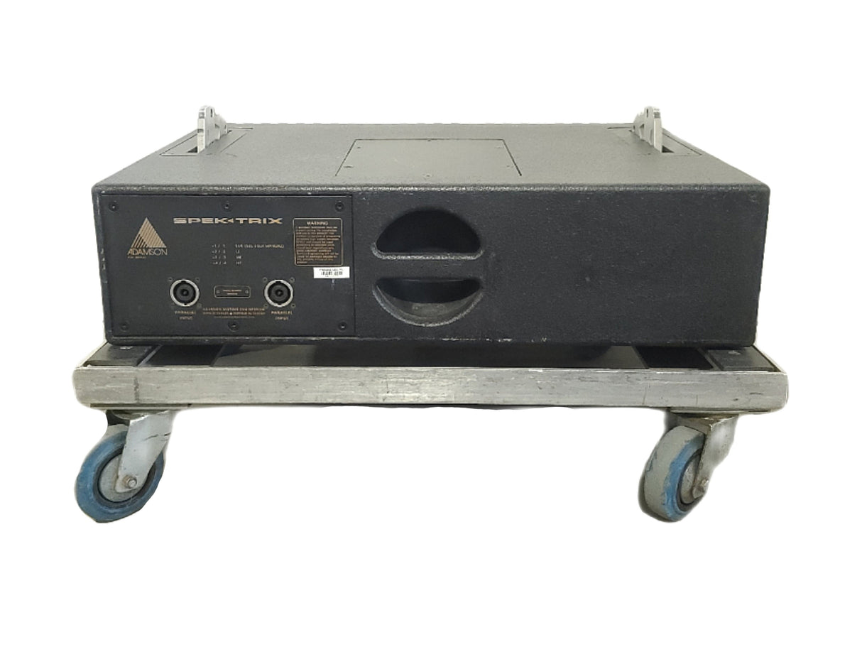 Adamson SpekTrix 3-way Passive Loudspeaker w/ Dolly & Cover