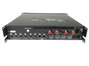 Lab Gruppen PLM5K44 BP 5,000 Watt Amplifier w/ 4 Flexible Output Channels, Lake Digital Signal Processing and Digital Audio Networking for Touring Applications