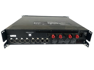 Lab Gruppen PLM5K44 BP 5,000 Watt Amplifier w/ 4 Flexible Output Channels, Lake Digital Signal Processing and Digital Audio Networking for Touring Applications